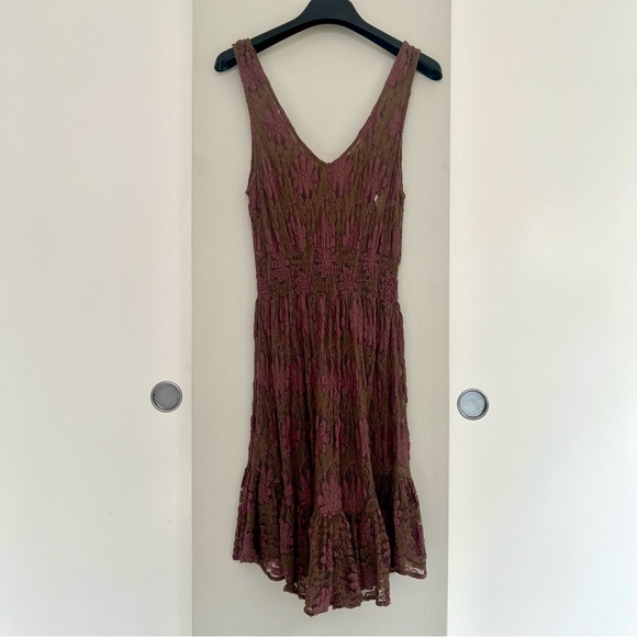 Vintage Lace Floral Dress – Fairycore, Witchy, Cottagecore, Romantic, Y2K - Picture 4 of 11